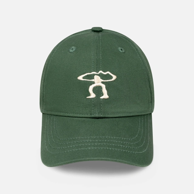 Green logo cap
