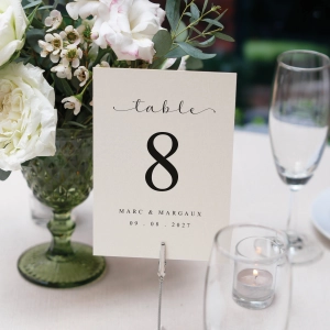 🍽️  Numéros de table