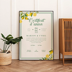 📜 Certificats de mariage